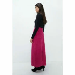 Warehouse Cord Pocket Detail Midi Skirt For Female -Warehouse Sales Store unnamed file 3775