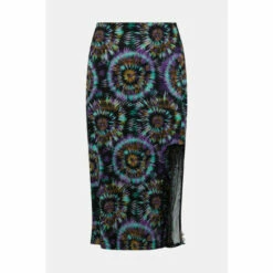 Warehouse Plus Size Printed Recycled Lace Trim Midi Skirt For Female -Warehouse Sales Store unnamed file 3856