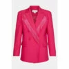 Warehouse Kara Rose Fringed Oversized Blazer For Female -Warehouse Sales Store unnamed file 3880