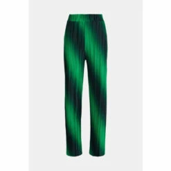 Warehouse Printed Plisse Straight Leg Trouser For Female -Warehouse Sales Store unnamed file 3898