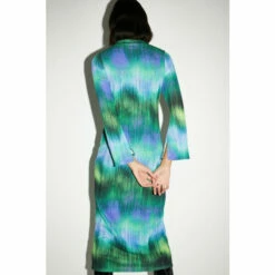 Warehouse Ombre Pointelle Rib Flare Midi Dress For Female -Warehouse Sales Store unnamed file 3926