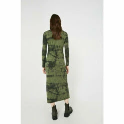 Warehouse Tie Dye Rib Roll Neck Dress For Female -Warehouse Sales Store unnamed file 3993