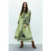 Warehouse Floral Print Long Sleeve Smock Dress For Female