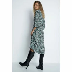 Warehouse Drawn Ditsy Roll Sleeve Shirt Dress For Female -Warehouse Sales Store unnamed file 4009