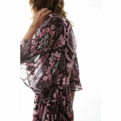 Warehouse Floral Pleated Belted Midi Dress For Female -Warehouse Sales Store unnamed file 4063