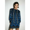 Warehouse Floral Jacquard Placement Knit Dress For Female -Warehouse Sales Store unnamed file 4067