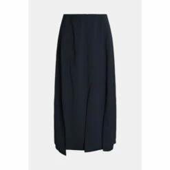 Warehouse Split Pleat Detail Relaxed Midi Skirt For Female -Warehouse Sales Store unnamed file 4114