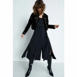 Warehouse Split Pleat Detail Relaxed Midi Skirt For Female -Warehouse Sales Store unnamed file 4115