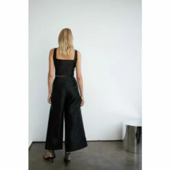 Warehouse Satin Twill Extreme Wide Crop Trouser For Female -Warehouse Sales Store unnamed file 4142