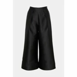 Warehouse Satin Twill Extreme Wide Crop Trouser For Female -Warehouse Sales Store unnamed file 4143