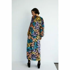 Warehouse Floral Devore Button Through Midi Dress For Female -Warehouse Sales Store unnamed file 417