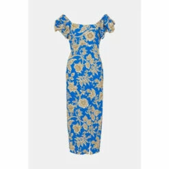 Warehouse Floral Print Square Neck Midi Dress For Female -Warehouse Sales Store unnamed file 4177