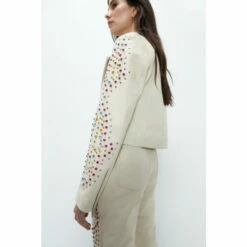 Warehouse Kara Rose Real Leather Studded Biker Jacket For Female -Warehouse Sales Store unnamed file 4182