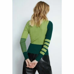 Warehouse Colourblock Stripe Knit Jumper For Female -Warehouse Sales Store unnamed file 4199