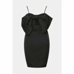 Warehouse Satin Bow Detail Mini Dress For Female -Warehouse Sales Store unnamed file 4215