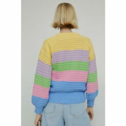 Warehouse Oversized Block Stripe Knit Jumper For Female -Warehouse Sales Store unnamed file 422