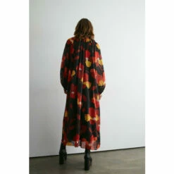 Warehouse Printed Tie Neck Maxi Dress For Female -Warehouse Sales Store unnamed file 4236