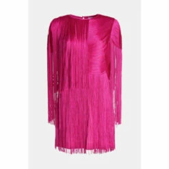 Warehouse Tassle Mini Dress For Female -Warehouse Sales Store unnamed file 4273