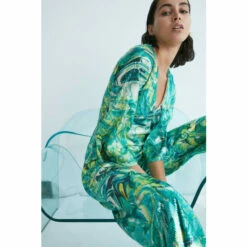 Warehouse WH X Kimberley Burrows Printed Sequin Co-ord Top For Female -Warehouse Sales Store unnamed file 4357
