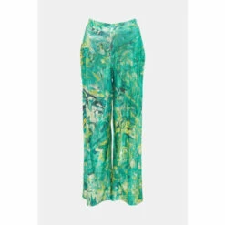 Warehouse WH X Kimberley Burrows Printed Sequin Co-ord Trouser For Female -Warehouse Sales Store unnamed file 4366