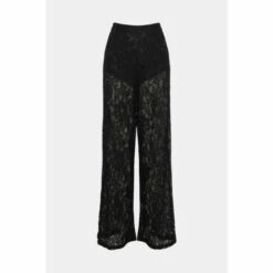 Warehouse Lace Wide Leg Trouser For Female -Warehouse Sales Store unnamed file 4378