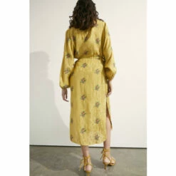 Warehouse Embroidered Floral V Neck Midi Dress For Female -Warehouse Sales Store unnamed file 4382