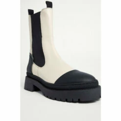 Warehouse Real Leather Contrast Boots For Female -Warehouse Sales Store unnamed file 439