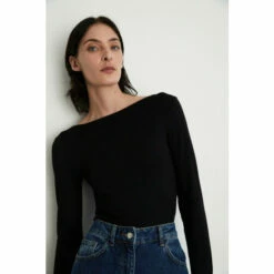 Warehouse Slash Neck Long Sleeve Top For Female -Warehouse Sales Store unnamed file 44