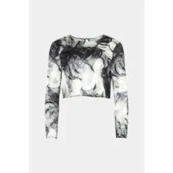 Warehouse WH X Kimberley Burrows Fringe Detail Long Sleeve Top For Female -Warehouse Sales Store unnamed file 4452