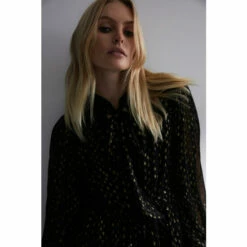 Warehouse Sparkle Tie Neck Mini Dress For Female -Warehouse Sales Store unnamed file 4465