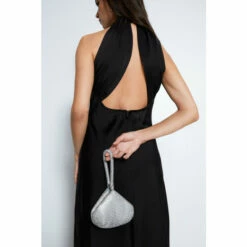 Warehouse Diamante Mini Pouch Bag For Female