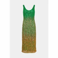 Warehouse Ombre Sequin Midi Dress For Female -Warehouse Sales Store unnamed file 450