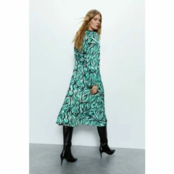 Warehouse V Neck Midi Dress For Female -Warehouse Sales Store unnamed file 4521