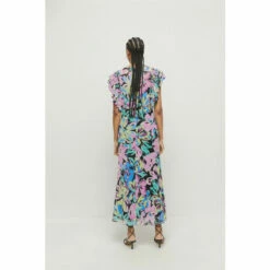 Warehouse Petite Ruffle Sleeveless Maxi Dress For Female -Warehouse Sales Store unnamed file 4531