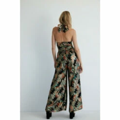 Warehouse Sparkle Printed Halter Neck Jumpsuit For Female -Warehouse Sales Store unnamed file 4574