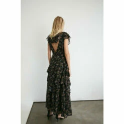 Warehouse Floral Ruffle Maxi Dress For Female -Warehouse Sales Store unnamed file 4590