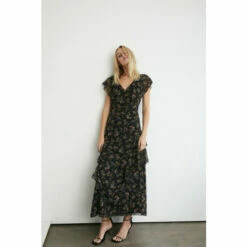 Warehouse Floral Ruffle Maxi Dress For Female -Warehouse Sales Store unnamed file 4592