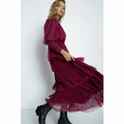 Warehouse Printed Tiered Tulle Dress For Female -Warehouse Sales Store unnamed file 4597