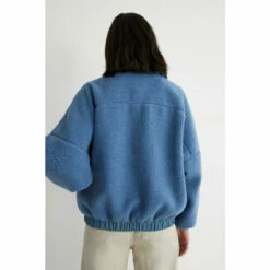 Warehouse Gathered Neck Fleece For Female -Warehouse Sales Store unnamed file 4611