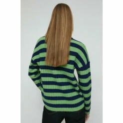 Warehouse Wide Rib Stripe Button Knit Jumper For Female 12 Warehouse Wide Rib Stripe Button Knit Jumper For Female -Warehouse Sales Store unnamed file 4624