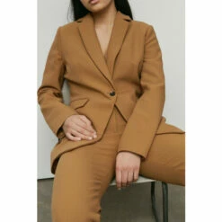 Warehouse Premium Tailored Single Breasted Longline Jacket For Female -Warehouse Sales Store unnamed file 4634