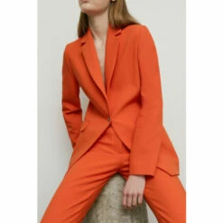 Warehouse Premium Tailored Single Breasted Longline Jacket For Female -Warehouse Sales Store unnamed file 4635