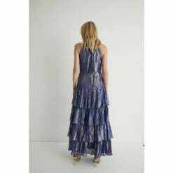 Warehouse Sparkle Halter Neck Tiered Maxi Dress For Female -Warehouse Sales Store unnamed file 4687