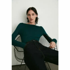 Warehouse Slash Neck Long Sleeve Top For Female -Warehouse Sales Store unnamed file 47