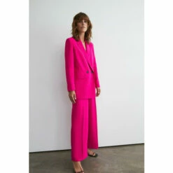 Warehouse Relaxed Double Breasted Blazer For Female -Warehouse Sales Store unnamed file 4718