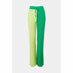 Warehouse Split Colour Block Knit Trouser For Female -Warehouse Sales Store unnamed file 4735