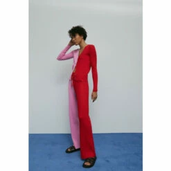 Warehouse Split Colour Block Knit Trouser For Female -Warehouse Sales Store unnamed file 4737