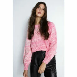 Warehouse Twist Knit Balloon Sleeve Jumper For Female -Warehouse Sales Store unnamed file 4790