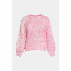 Warehouse Twist Knit Balloon Sleeve Jumper For Female -Warehouse Sales Store unnamed file 4791