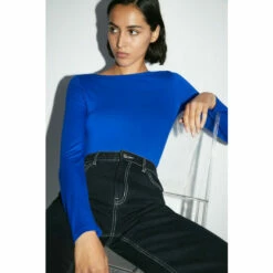 Warehouse Slash Neck Long Sleeve Top For Female -Warehouse Sales Store unnamed file 48